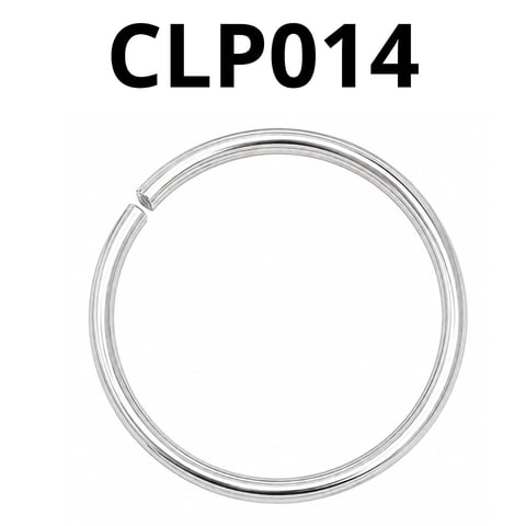 CLP014 circular lens or optical component with technical line drawing on white background